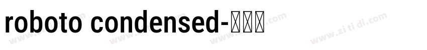 roboto condensed字体转换